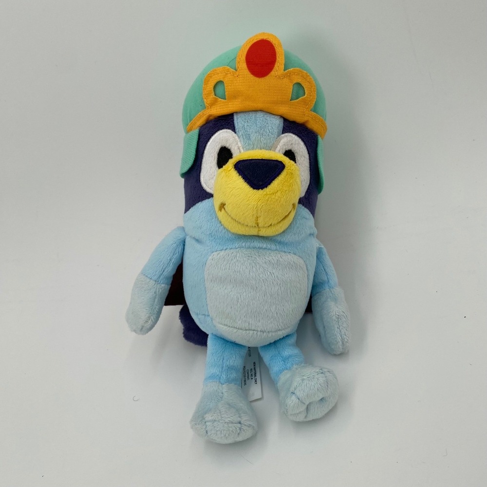 Bluey Royal King 8"‎ Plush Moose Toy Character Stuffed Animal Kids
